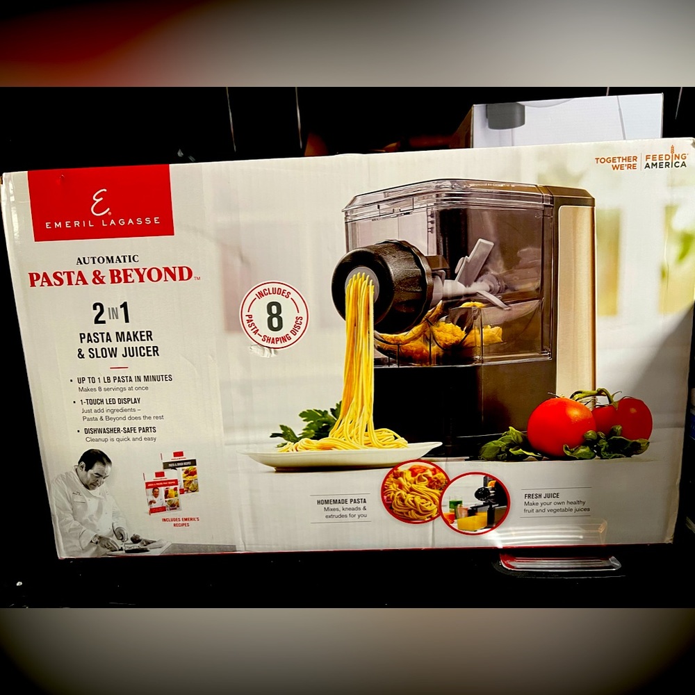 Emeril Lagasse Pasta and Beyond Pasta Maker and Slow Juicer